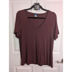 Old navy size M dark maroon relaxed short sleeve